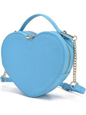 Heart Shape Crossbody Purse for Women - Cute Valentine's Handbag, Zip-Around Bag
